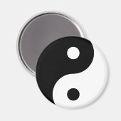 Yin Yang Magnet (Vorderseite/Rückseite)