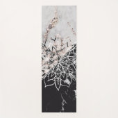 Yin Yang Mandala auf Marmor #1 Yogamatte (Vorderseite)