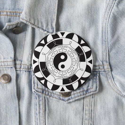 Yin Yang Mandala Button (Beispiel)