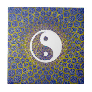 Yin Yang Mandala Fliese