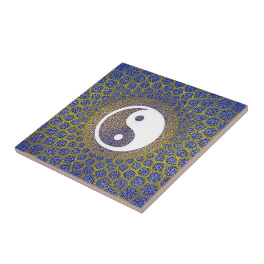 Yin Yang Mandala Fliese (Seite)