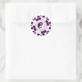 Yin Yang Mandala Runder Aufkleber (Tasche)