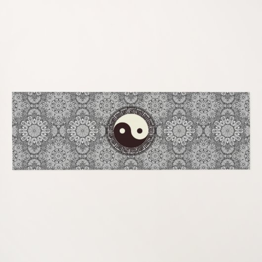 Yin Yang Mandala Yogamatte (Rückseite (Horizontal))