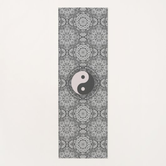 Yin Yang Mandala Yogamatte (Vorderseite)