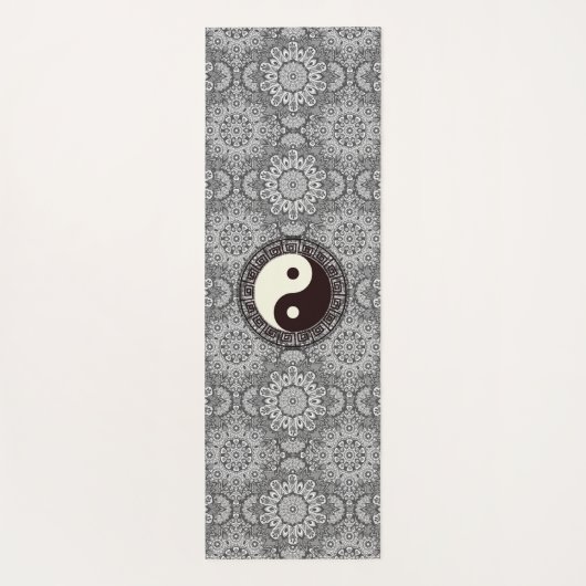 Yin Yang Mandala Yogamatte (Rückseite)