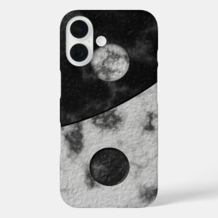 Yin Yang Marmor iPhone 16 Hülle
