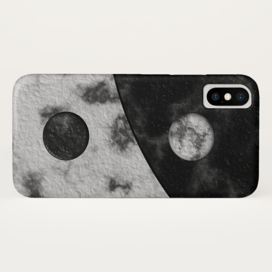 Yin Yang Marmor-Druck Case-Mate iPhone Hülle (Rückseite (Horizontal))