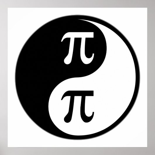 Yin Yang Math Poster (Vorne)