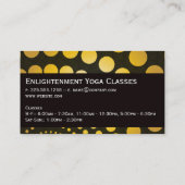 Yin Yang Mediation Logo | Yoga Visitenkarte (Rückseite)