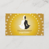 Yin Yang Mediation Logo | Yoga Visitenkarte (Vorderseite)