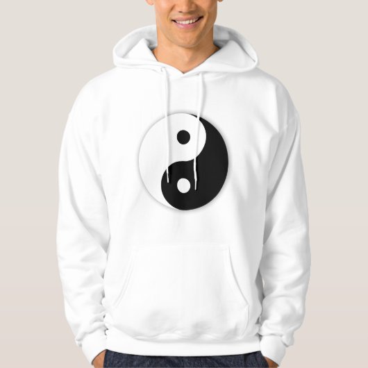 Yin Yang Mens Hoodie (Vorderseite)