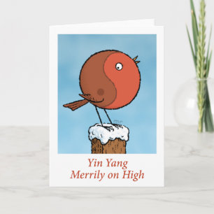 Yin Yang Merrily auf High Card Feiertagskarte