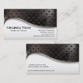 Yin Yang Metallarbeiten Visitenkarte (Vorne/Hinten)