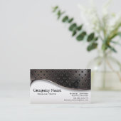 Yin Yang Metallarbeiten Visitenkarte (Stehend Vorderseite)