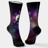Yin Yang mit Bagua Trigram Symbols I-Ching Socken (Gewinkelt)