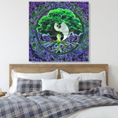 Yin Yang mit dem Baum des Lebens Leinwanddruck (Insitu (Schlafzimmer))