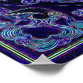 Yin Yang mit dem Baum des Lebens Poster (Ecke)