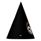 Yin Yang mit Musikwörtern Partyhütchen (Links)