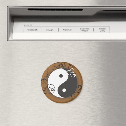 Yin-Yang mit Scrollen Magnet (In Situ (Geschirrspüler))