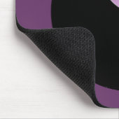 Yin-Yang-Monogramm - lila Mousepad (Ecke)