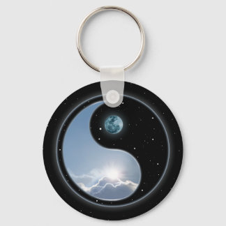 Yin Yang Moon Sun Schlüsselanhänger