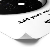 Yin & Yang motivierend Sterne und Wolken Poster (Ecke)
