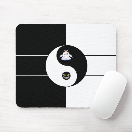 Yin Yang Mousepad (Mit Mouse)