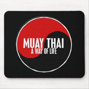 Yin Yang Muay thailändisches 1 Mousepad