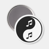 Yin Yang Music Magnet (Vorderseite/Rückseite)