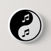 Yin Yang Musik Button (Vorderseite)