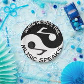 Yin Yang Musik Pappteller (Party)