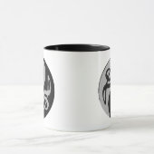 Yin Yang-Musikklatschnote Tasse (Zentrum)