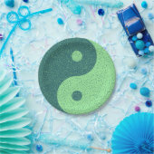 Yin Yang Musiknotens Pappteller (Party)