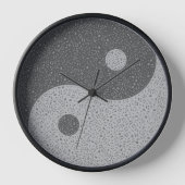 Yin Yang Musiknotens Uhr (Vorderseite)