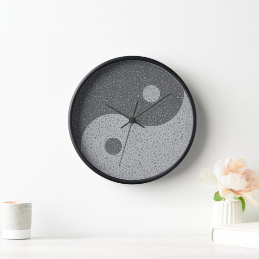 Yin Yang Musiknotens Uhr (Zuhause)