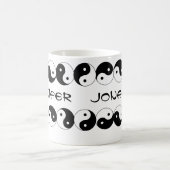 Yin Yang Names Rotating Symbols Kaffeetasse (Mittel)