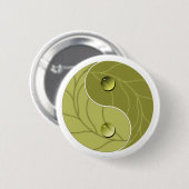 Yin Yang Natur Button (Vorne & Hinten)