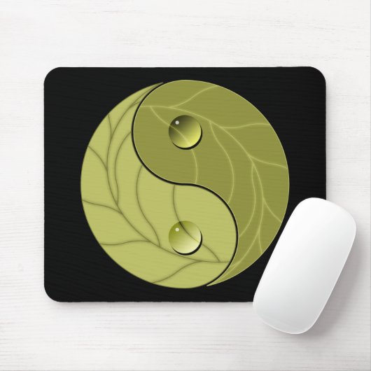Yin Yang Natur Mousepad (Mit Mouse)