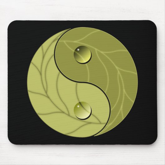 Yin Yang Natur Mousepad (Vorne)