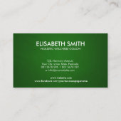 Yin Yang - Nature Balance Visitenkarte (Rückseite)