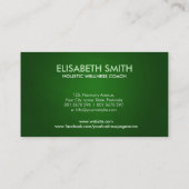 Yin Yang - Nature Balance Visitenkarte (Rückseite)