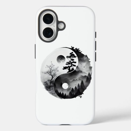 Yin Yang Nature Phone Case (Rückseite)