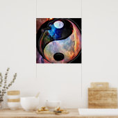 Yin Yang Nebula Poster (Küche)