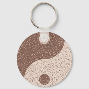 Yin Yang Noten  Schlüsselanhänger