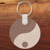Yin Yang Noten  Schlüsselanhänger (Vorderseite)