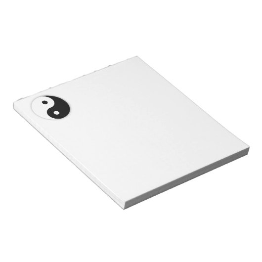 Yin Yang Notizblock (angewinkelt)