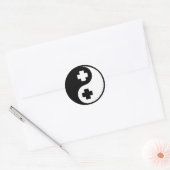 Yin Yang Nursing Runder Aufkleber (Umschlag)
