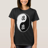 Yin Yang Om Pranava Yoga Namaste Buddhist Zhen T-Shirt (Vorderseite)