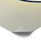 Yin Yang on Fire Poster (Ecke)