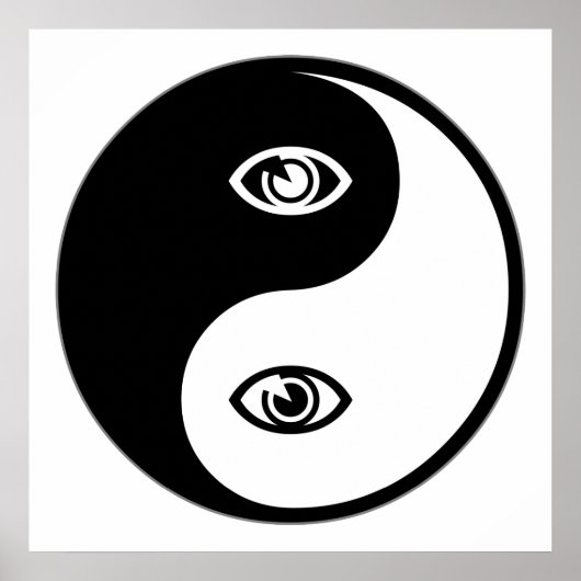 Yin Yang Optometrie Poster (Vorne)